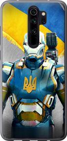 Чехол на Xiaomi Redmi Note 8 Pro Украинский киборг "980u-1783-17620"