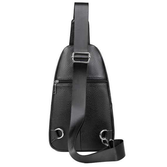 Мужская кожаная сумка-слинг на одно плечо TIDING BAG 83228 | Зображення 8