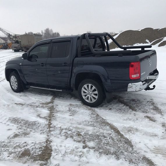 Дуга на кузов (черная) 60мм для Volkswagen Amarok 2010-2022 гг | Зображення 3