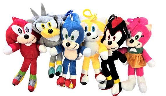 Брелок Соник мих 25см 055