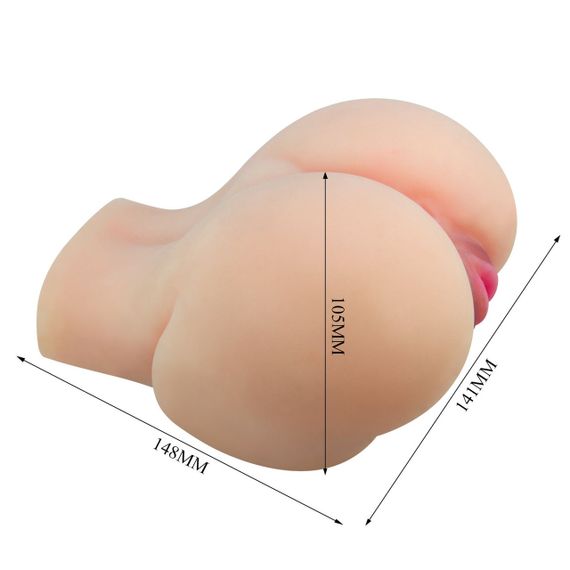 Мастурбатор CRAZY BULL - Kylie, Vibration Double holes TPR ABS Sex Aura | Зображення 3