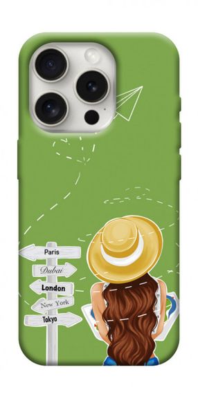 Чохол з картинкою Travel girl для Apple iPhone 16 Pro Max (6.9")