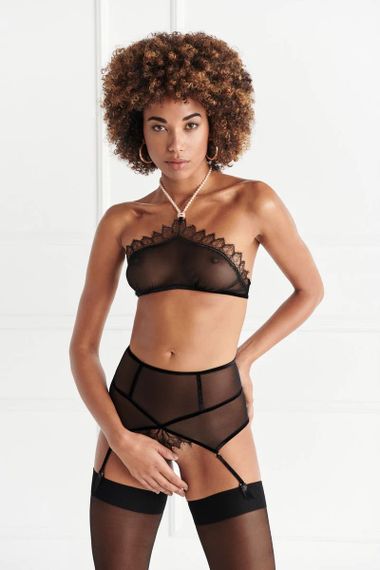 Бюстгальтер Bracli Kyoto Halter Top Чорний S | Зображення 9