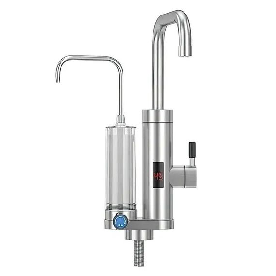 Проточный водонагреватель 2в1 Multifunctional heating cleaning faucet / Кран электрический проточный с LCD-дисплеем ZSW-D02 | Зображення 5