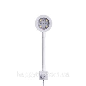 LED-світильник для нано-акваріума Nepall — USB, 5 Вт (Білий корпус, Гнучка ніжка)