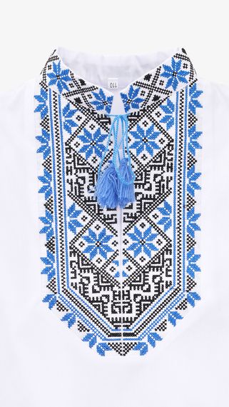 Сорочка вишиванка для хлопчика Козачок МАКСИМ 104 см Синій shop (2000999401503) | Зображення 1