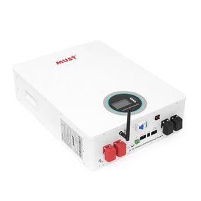 Акумуляторна батарея Must LiFePO4 LP16-48100 51.2V 100Ah, 5,12kWh, BMS100A@16S, CAN2.0/RS232/RS485, 6000 cycles, 625x442x177,44kg