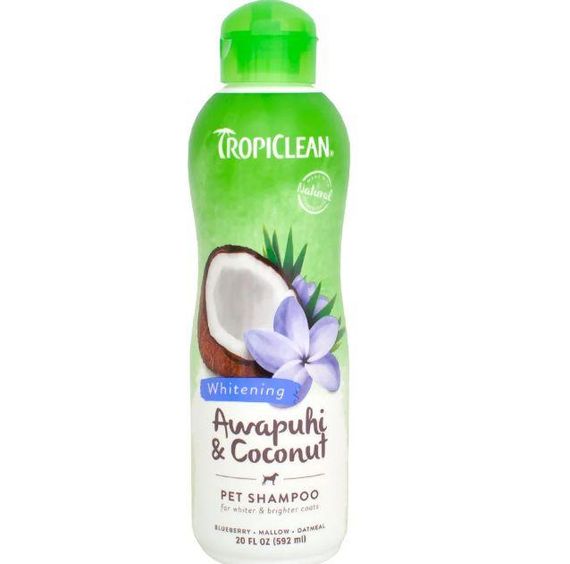 Tropiclean Awapuhi & Coconut шампунь 355 мл для собак с белой шерстью (имбирь\кокос)