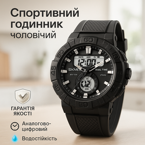 Годинник для туризму SKMEI, Годинник чоловічий спортивний з крокоміром Військовий тактичний PS-78