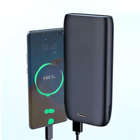 Портативний зарядний пристрій зі швидкою зарядкою 20000mAh з USB, LENYES PX267, Чорний / Повербанк для телефону / Зовнішній | Зображення 4