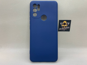Motorola G60s SoftTouch Silicone Противоударный чехол софт тач Синий