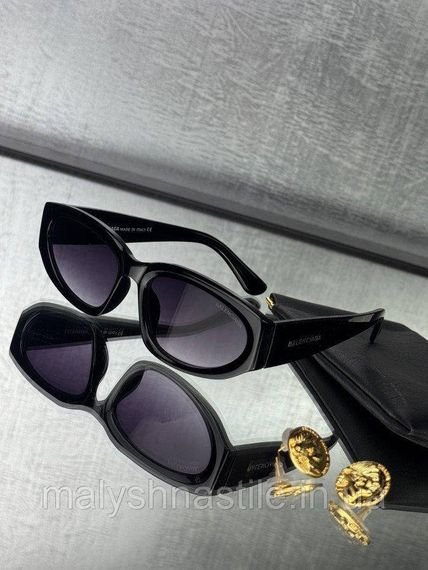 Женские очки Balenciaga black 4 ДЛ7234