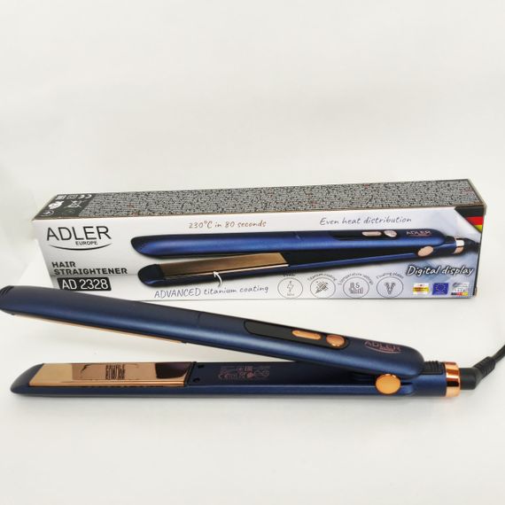 Выпрямитель для волос для выравнивания волос Adler AD 2328 50Вт Выпрямитель густых LE-83 | Зображення 4