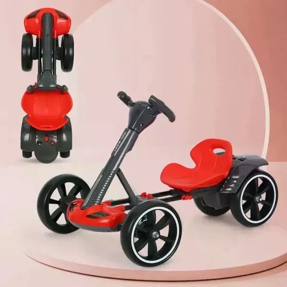 Дитячий електромобіль GO KART F1 з пультом і Bluetooth 390 Вт червоний | Зображення 3