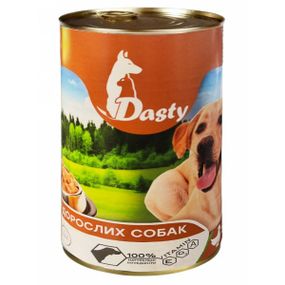 Dasty консерва для собак 1,240кг  курятина