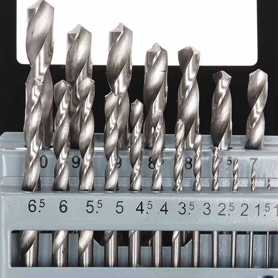 Набір свердел для металу Р6М5 метал бокс 1,0-10,0 мм 19 шт. APRO 8102031 | Зображення 2