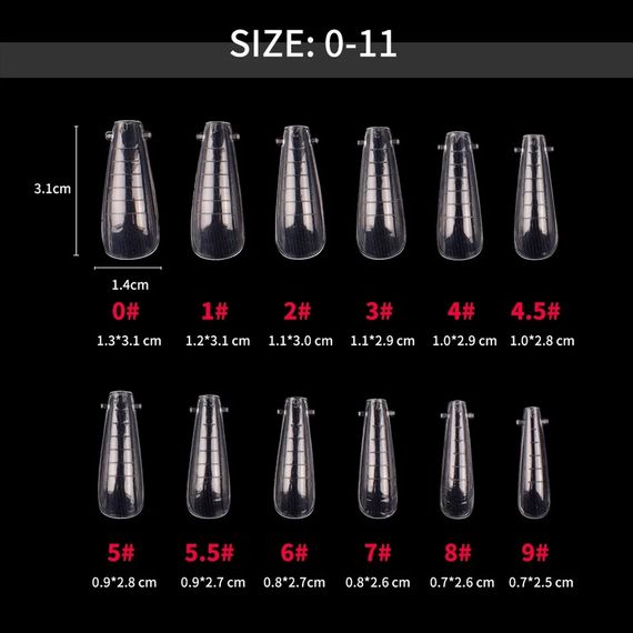 Верхні форми №6 балерина (набір 12шт) | Зображення 3