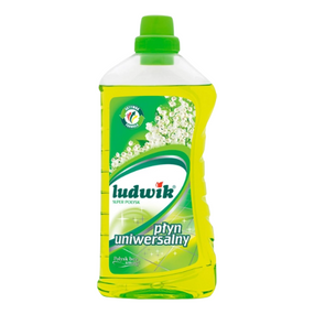 Засіб миючий універсальний 1л супер блиск Конвалія Ludwik