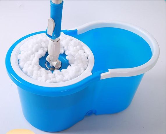 Універсальна швабра з обертанням 360°, Швабра з відром та турбо-віджимом знижка | Зображення 3