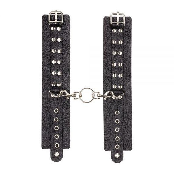 Наручники Leather Rastraints Hand Cuffs, Black Sex Aura | Зображення 1