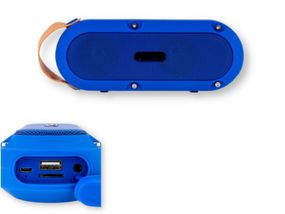 Портативная колонка XPRO SP-5 10Вт USB, AUX, FM, Bluetooth синяя (ЦУ-00034282)