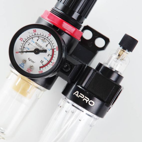 Блок подготовки воздуха в сборе 500 л/мин 1/4` APRO | Зображення 2