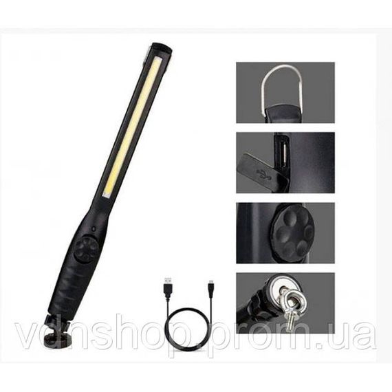 Лампа для кемпинга светодиодные Bailong, Кемпинговое зарядное устройство с фонарем ZV-26 | Зображення 7