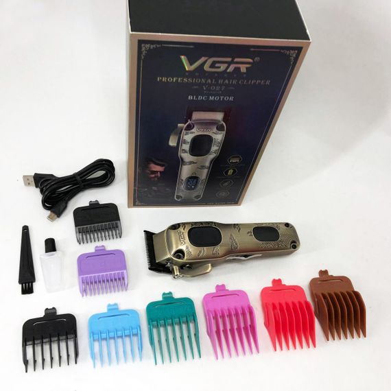 Универсальный тример для стрижки и бритья VGR V-027, Универсальный триммер для мужчин GF-10 | Зображення 5