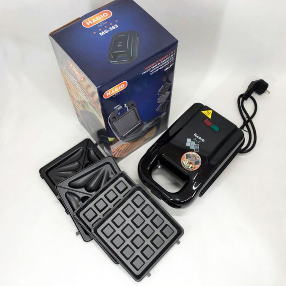 Домашний гриль бутербродница, Качественная бытовая вафельница, Электровафельница бутербродница ZX-72