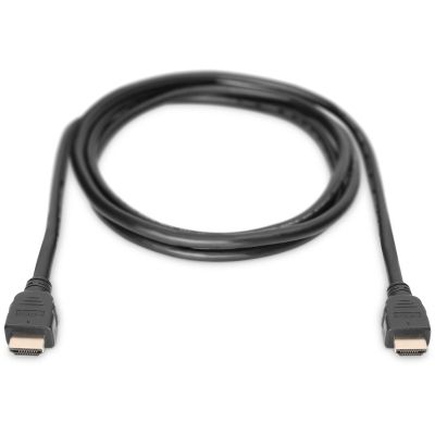 Кабель мультимедийный HDMI M to HDMI M 2.0m Digitus (AK-330124-020-S)