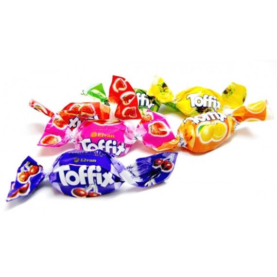 Цукерки жувальні фруктові асорті Toffix MIX Elvan, 1000 г (Товікс), Туреччина | Зображення 1