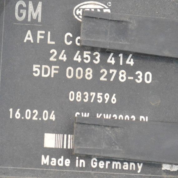 Блок управління освітленням ксенон Opel Vectra C 2002-2008 Модуль управління світлом фар Опель Вектра Ц 24453414 5DF008278 | Зображення 2