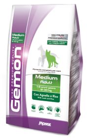 Корм Gemon Dog Medium Adult Agnello сухой с ягненком для взрослых собак средних пород 3 кг