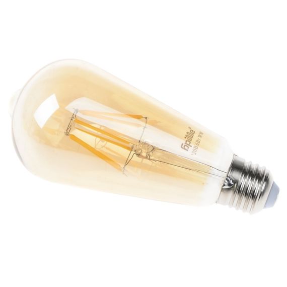 Лампа светодиодная LED 6W E27 COG WW ST64 Amber 220V | Зображення 1