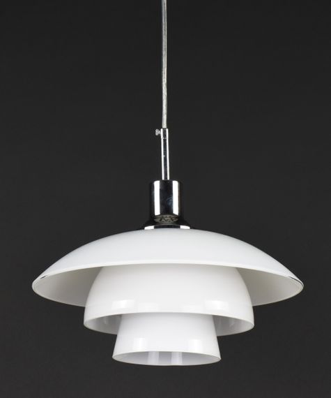 Люстра підвісна на 1 лампочку 27169 Хром 30-170х30х30 см. | Зображення 1