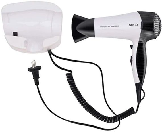 Фен для сушки волос SOGO SS-3645 2200 Вт белый
