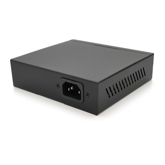 POE коммутатор Merlion 4 POE 10/100 + 2 RJ45 10/100 встроенный БП 52V 1.05A | Зображення 1