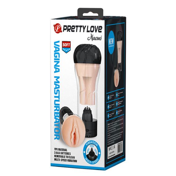 Мастурбатор вагіна з вібро PRETTY LOVE Naomi sexstyle | Зображення 9
