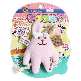 Іграшка для собак з пищалкою DoggyMan Fully Decorated Rabbit, 12 см