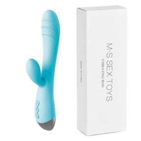 Вибратор кролик для клитора и точки G USB голубой – Вибраторы