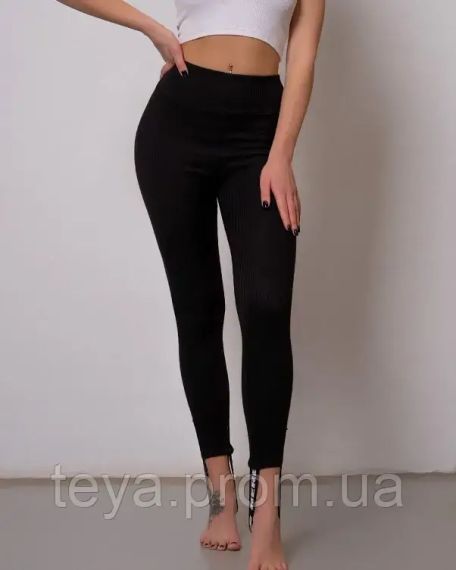 Леггинсы цвет черный размер XL FI_002753 | Зображення 2