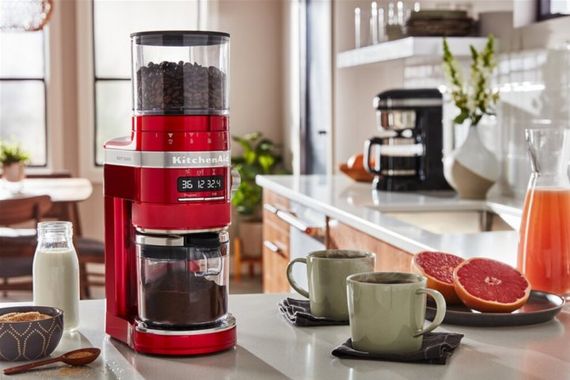 Кофемолка KitchenAid Artisan 5KСG8433EСA 150 Вт красная | Зображення 7