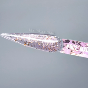 База для ногтей Victoria Avdeeva Magic Base 02 (лавандовый с золотой поталью) 12 мл HEMA & TPO FREE