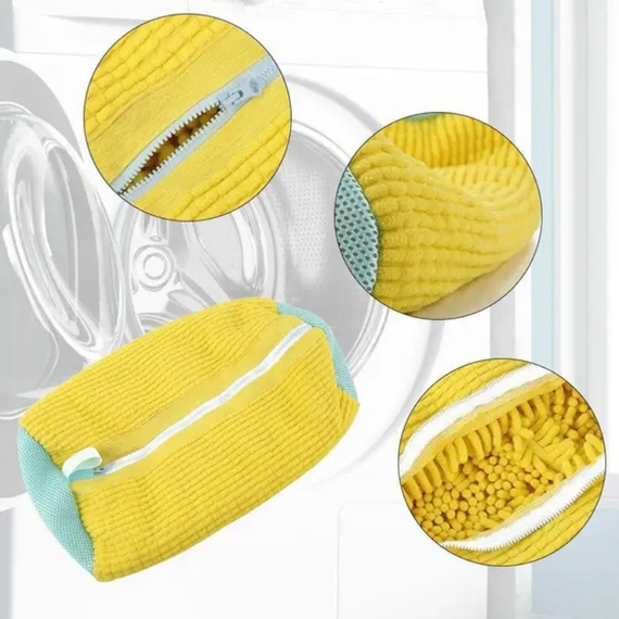Універсальний жовтий мішок для прання взуття кросівок і делікатних тканин у пральній машині | Зображення 6