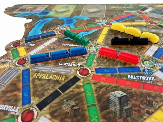 Настільна гра Ticket to Ride: Legends of the West (Квиток на поїзд: Легенди Заходу)(англійською) | Зображення 8