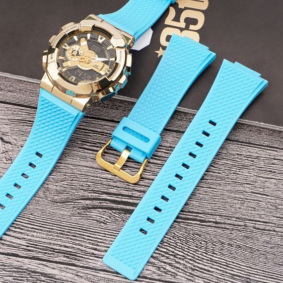 Ремінець для Casio G-Shock GA-100/110 Light Blue GD | Зображення 2