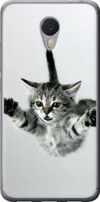 Чехол на Meizu M3 Note Летящий котёнок "2322u-256-17620"