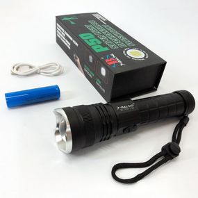 Фонарик ручной тактический Bailong BL-P03-P50, водонепроницаемый фонарик, ручной AC-921 фонарик led