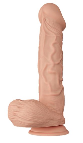 Фалоімітатор з мошонкою на присосці BAILE - Beautiful Bergrisi 10.2", BW-008103NR Sex Aura | Зображення 4