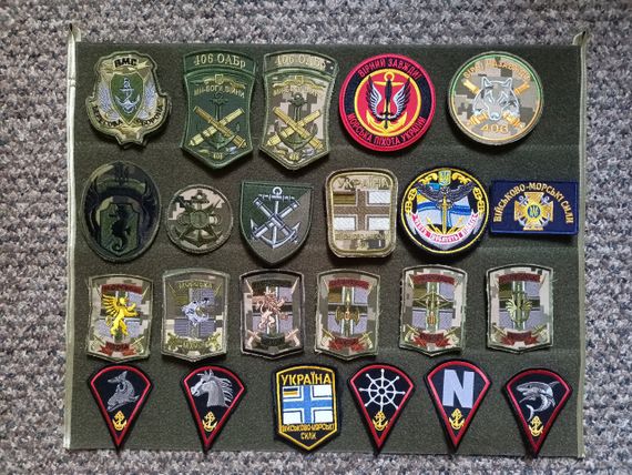 Стенд для шевронів 100*90см (зелений)